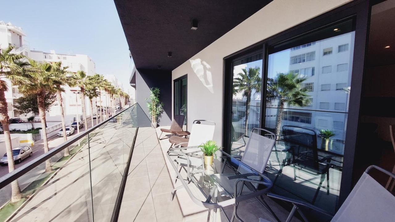 Apartamento Meerblick Quarteira Exteriör bild